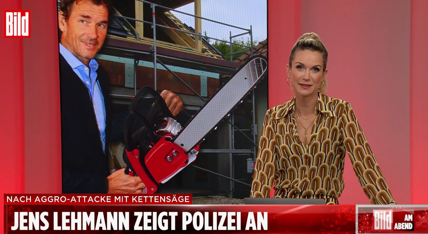 Jens Lehmann Kettensägen-Schlagzeile